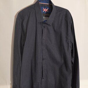 Soul of London Men's Long Sleeves Dress / Casual Shirt